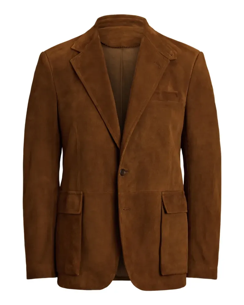 Ralph Lauren RL67 Sakko aus Wildleder - Braun Braun
