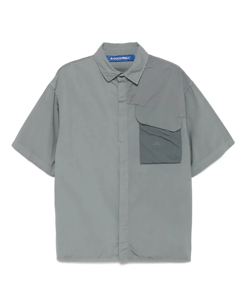 ACW* Hemd mit Logo-Detail - Grau Grau