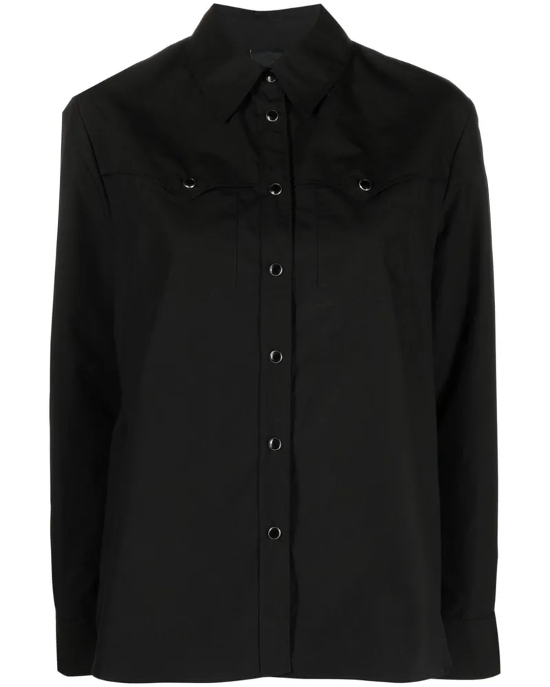 Pinko Hemd im Western-Look - Schwarz Schwarz
