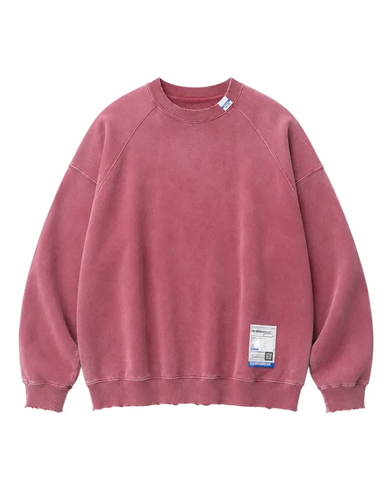 MIHARAYASUHIRO Sun faded like distressed sweatshirt - Rot Rot