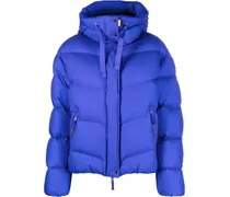 Daunenjacke mit Kapuze - Blau