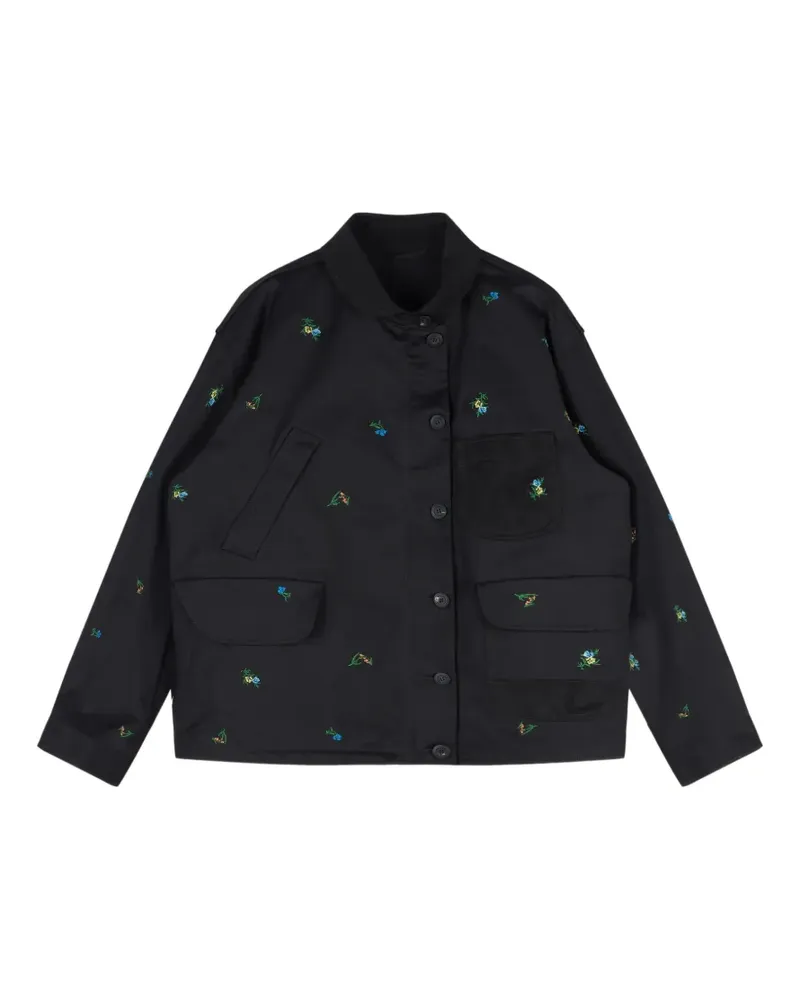 JNBY Jacke mit Blumenstickerei - Schwarz Schwarz