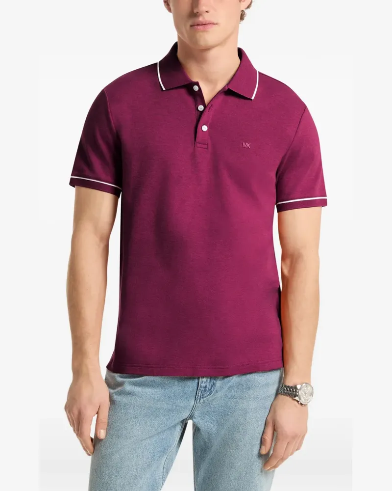 Michael Kors piping polo shirt - Violett Violett