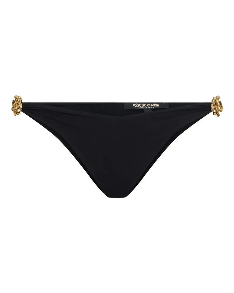 Roberto Cavalli logo-detail bikini bottoms - Schwarz Schwarz
