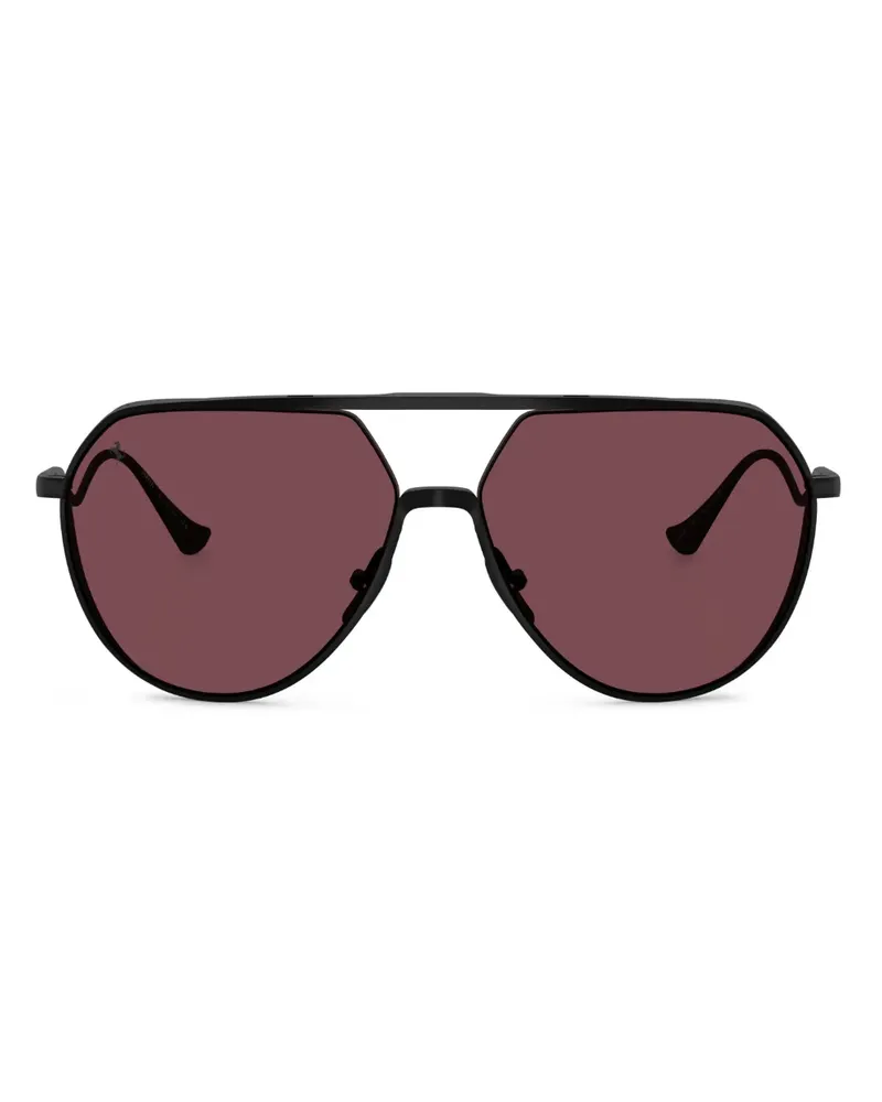 Ferrari Getönte Pilotenbrille - Schwarz Schwarz