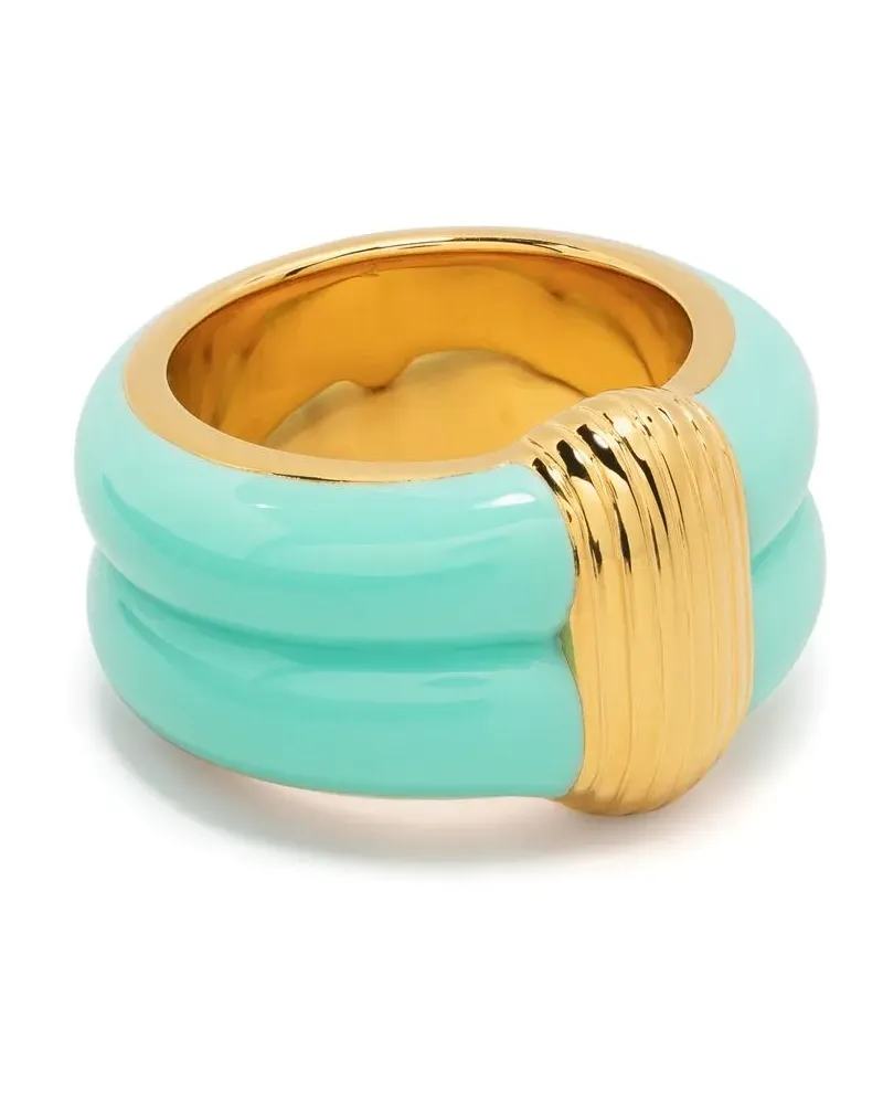 Aurélie Bidermann Vergoldeter Katt Ring Gold