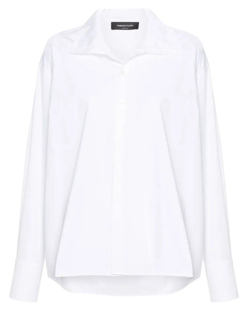 Fabiana Filippi Hemd mit Stehkragen - Weiß Weiß