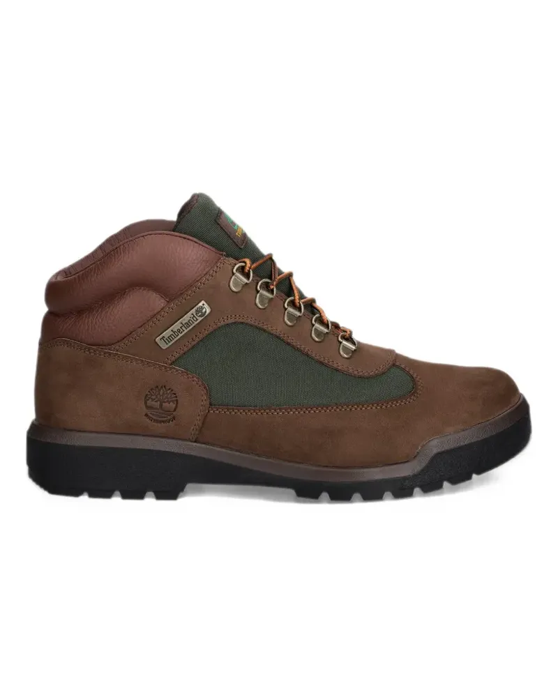Timberland Schnürstiefel mit Kontrasteinsätzen - Braun Braun