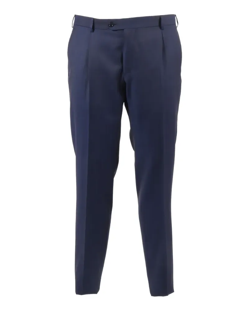 Luigi Bianchi Mantova Plissierte Hose - Blau Blau