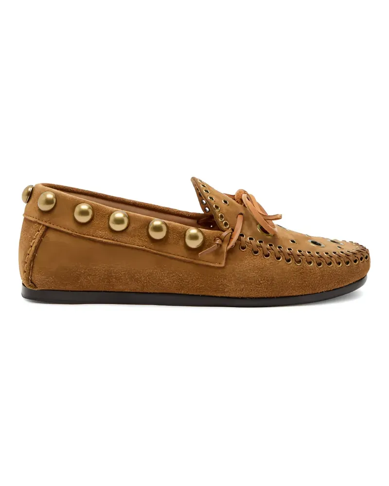 Isabel Marant Loafer mit Nieten - Braun Braun