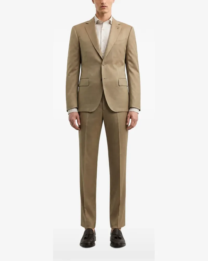 Pal Zileri single-breasted notched-lapels blazer - Nude Nude