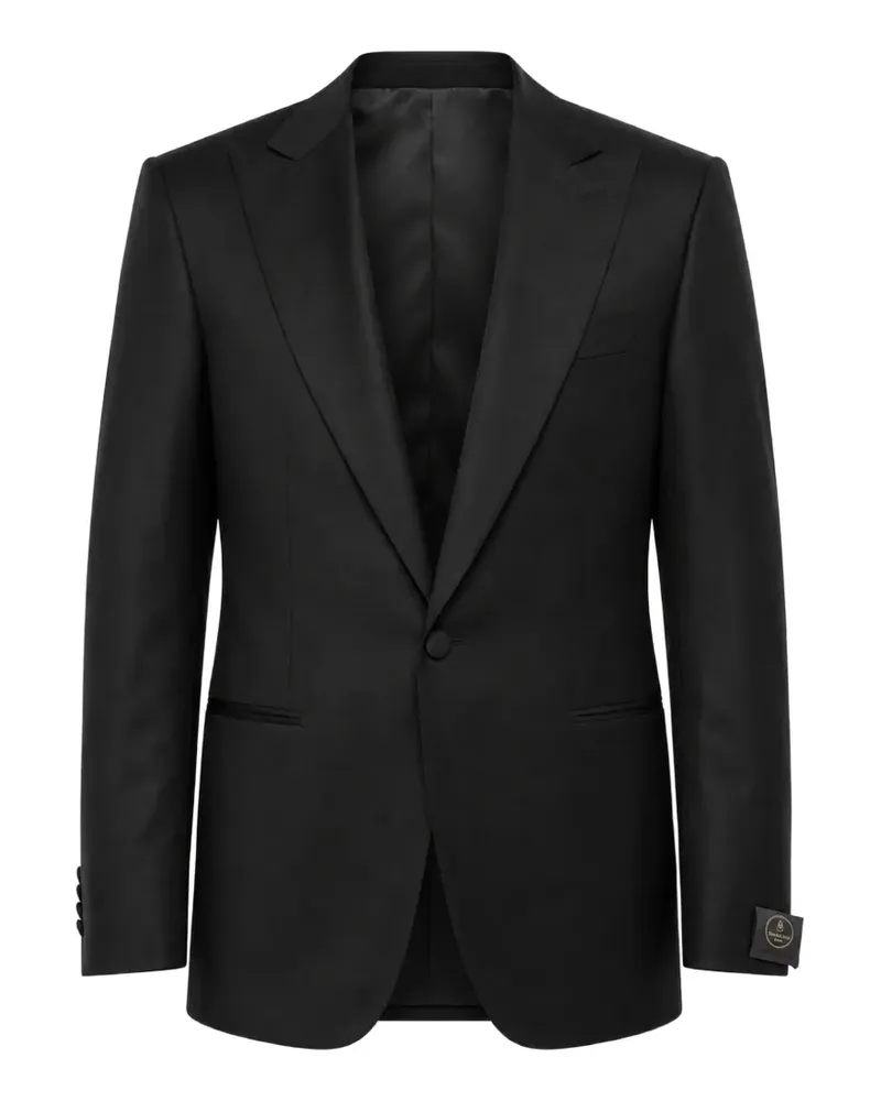 Corneliani Mantua peak-lapel blazer - Schwarz Schwarz