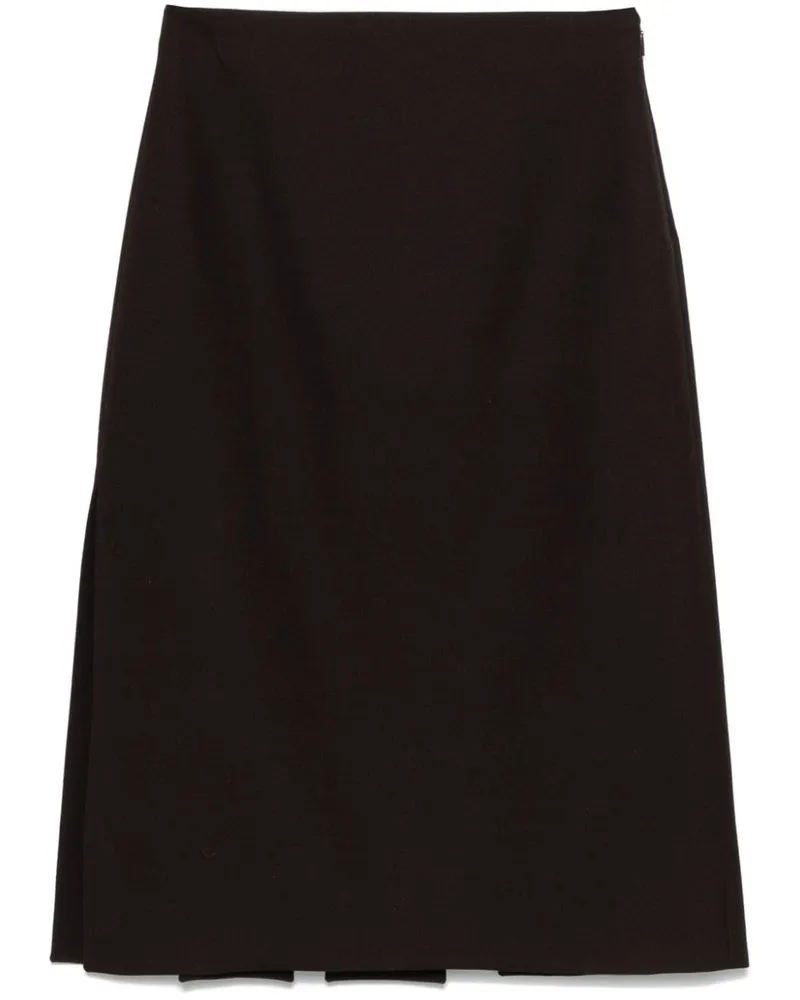 Fendi Midirock mit Schlitz - Braun Braun