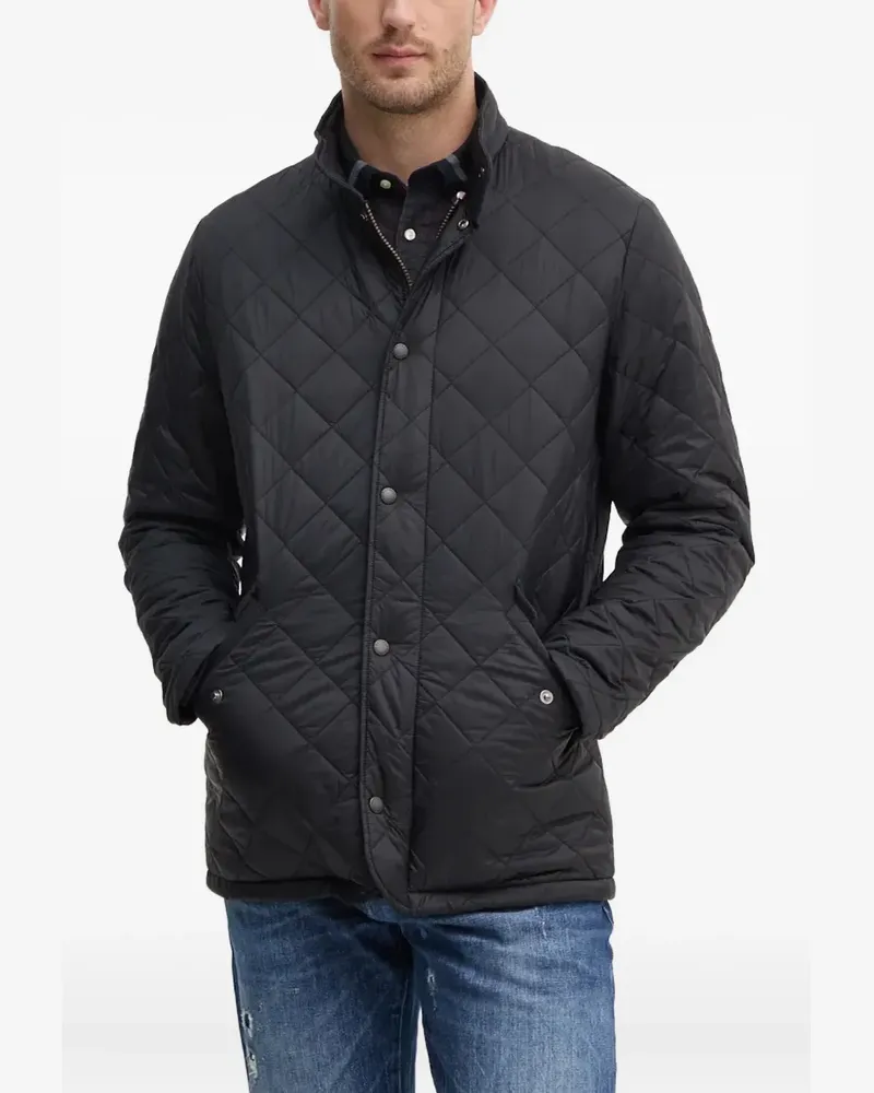 Barbour Gesteppte Chelsea Jacke - Schwarz Schwarz