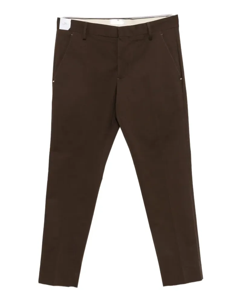 Entre Amis Senna belt-loops trousers - Braun Braun