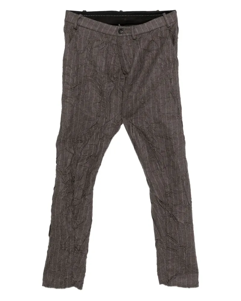 Masnada Gestreifte Hose - Grau Grau