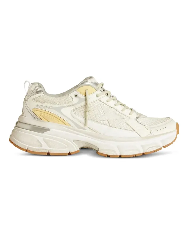 Golden Goose Lightstar panelled sneakers - Nude Nude