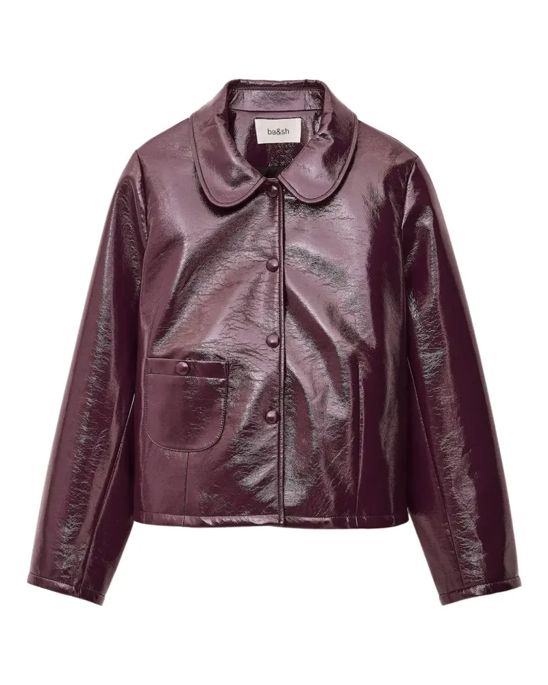 ba&sh Geknöpfte Meelos Jacke mit Taschen - Violett Violett
