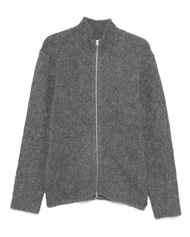Samsøe & Samsøe zip-up cardigan - Grau Grau