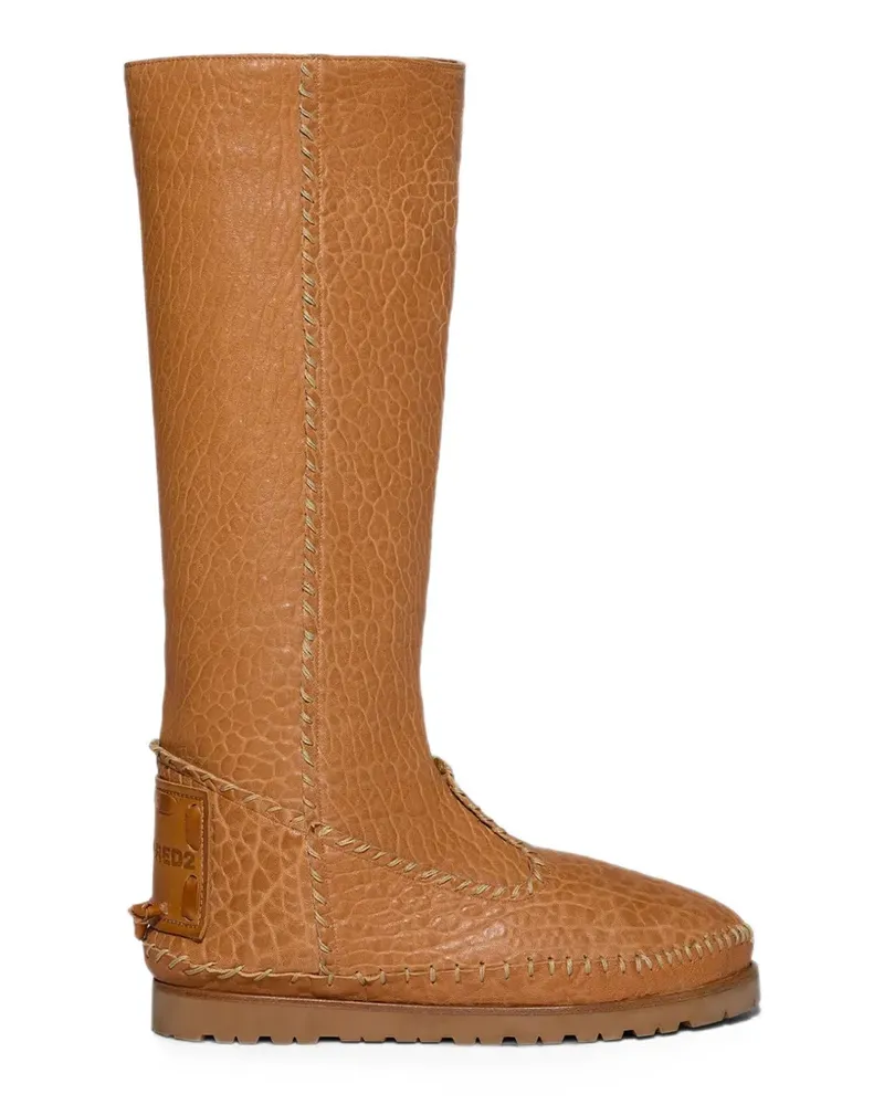 Dsquared2 Camping whipstitch-trim boots - Braun Braun