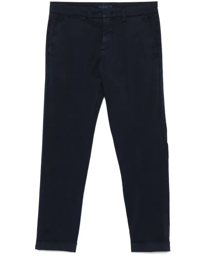 Fay Hose mit Tapered-Bein - Blau Blau