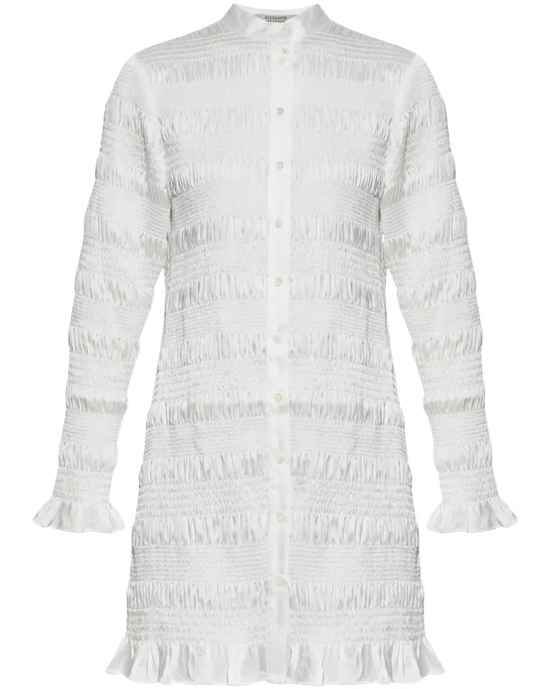 AllSaints Meg Minikleid - Weiß Weiß