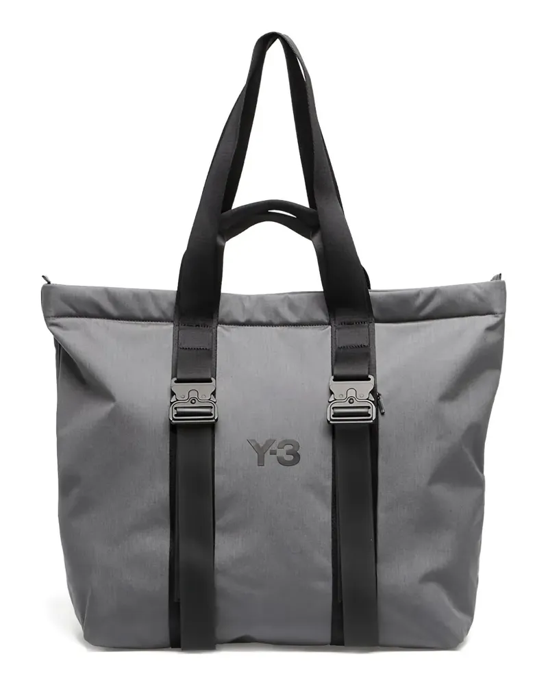 Y-3 logo-detail tote bag - Grau Grau