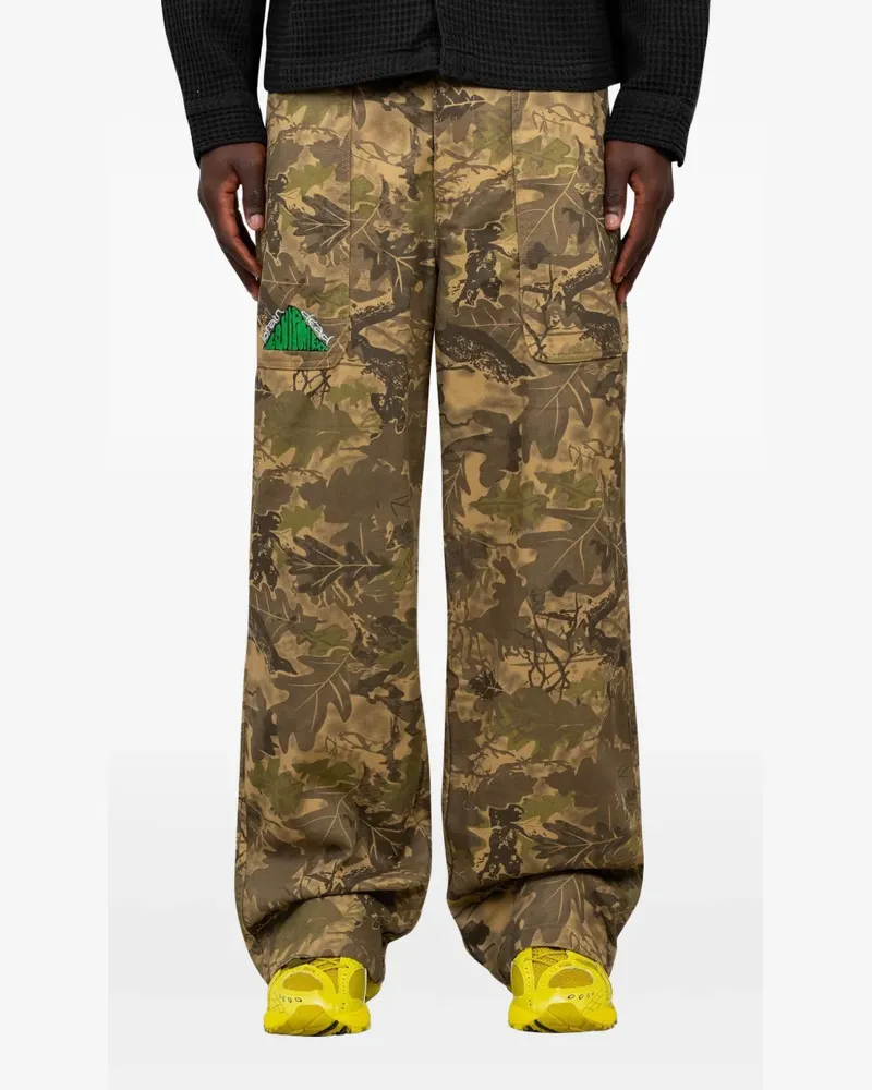Brain Dead Cargohose mit Camouflage-Print - Braun Braun