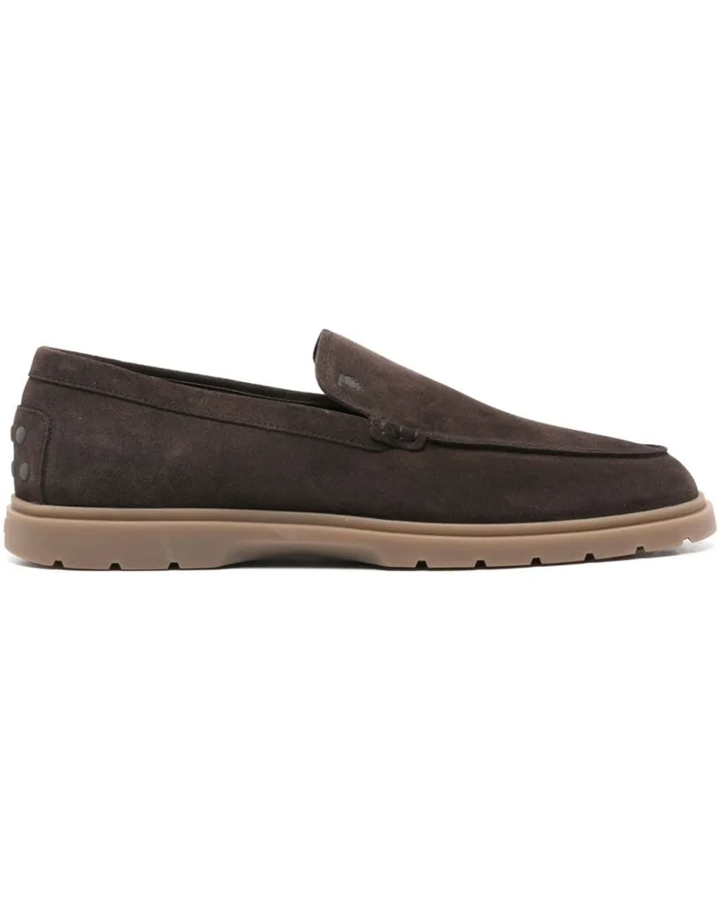 TOD'S Loafer aus Wildleder Braun