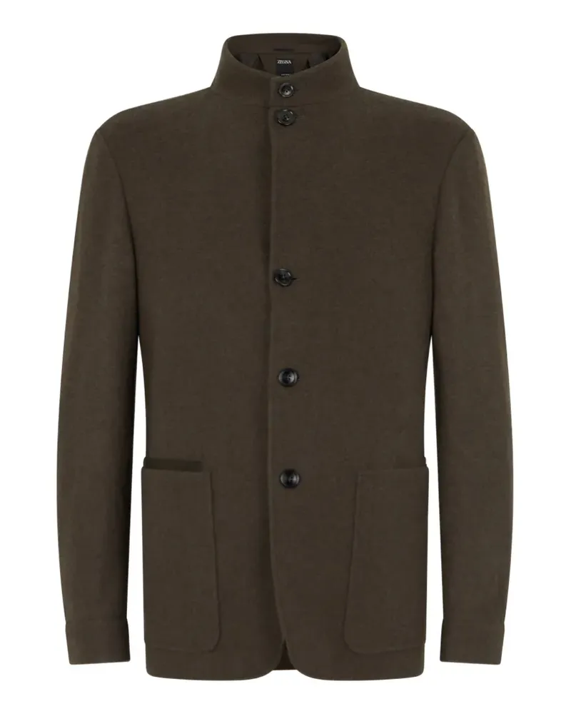 Ermenegildo Zegna Jacke mit Stehkragen - Grün Grün