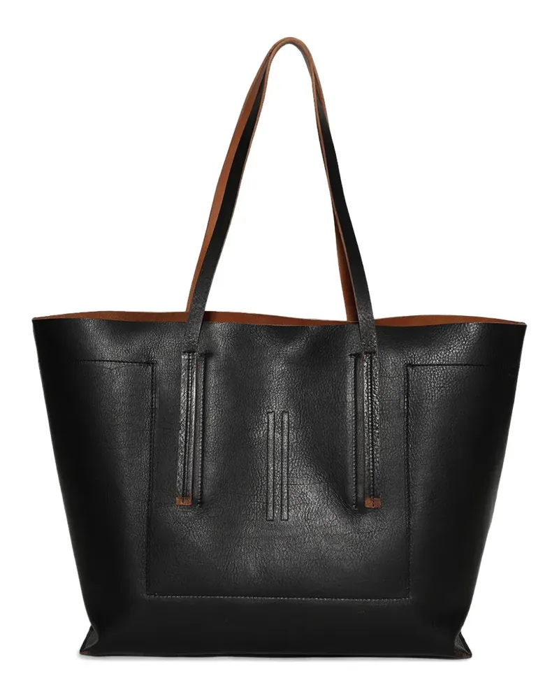 Rick Owens Tote Bag aus Leder - Schwarz Schwarz