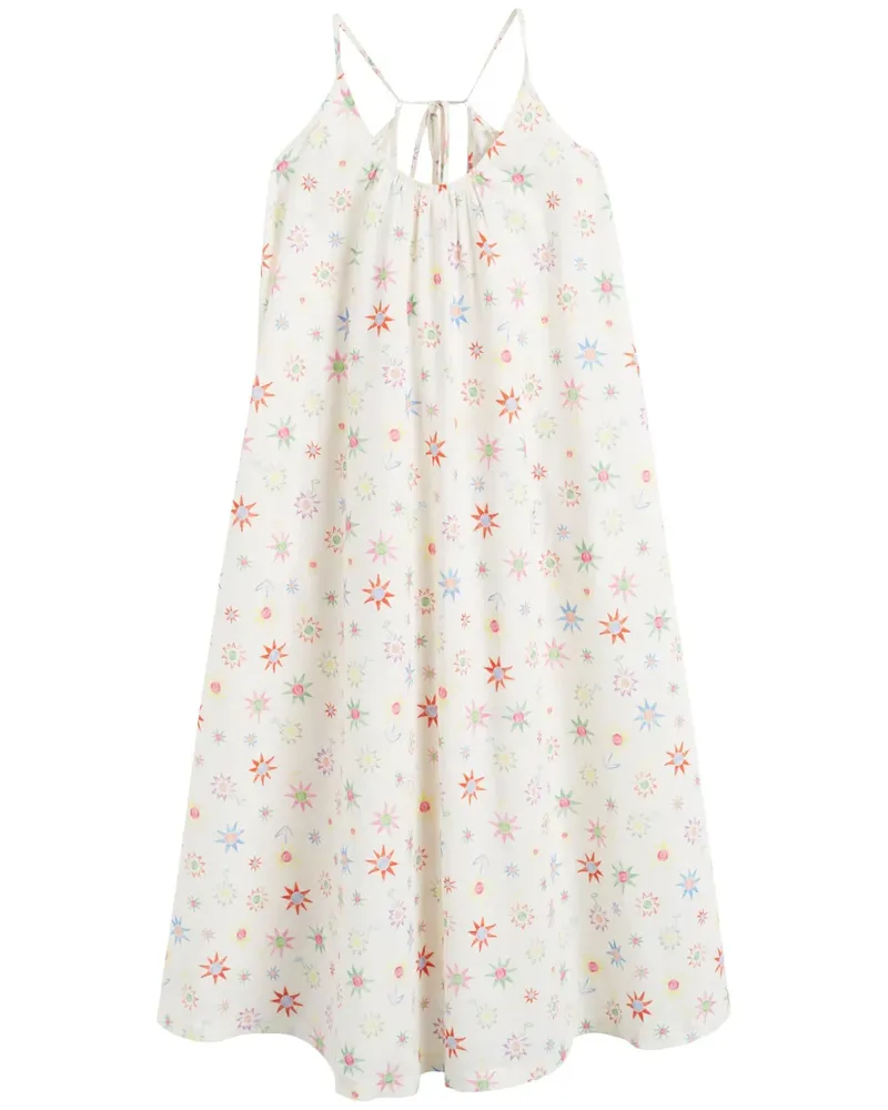 Chinti & Parker Etoile Midikleid - Weiß Weiß