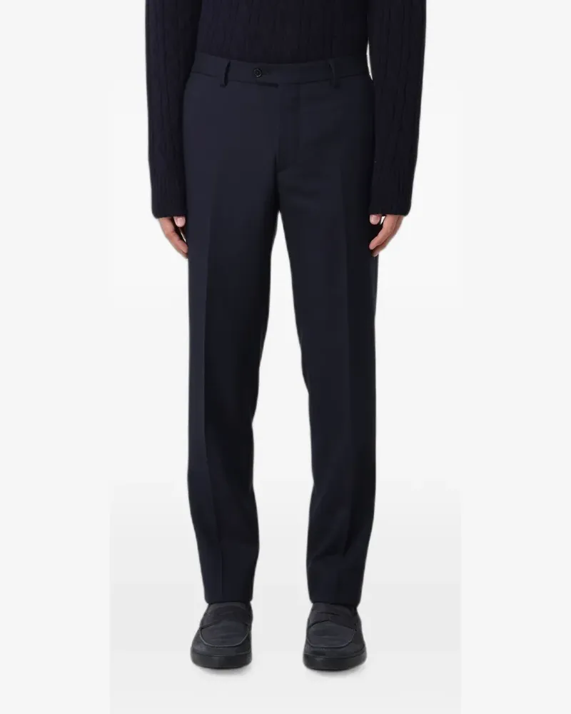 Fay virgin wool tailored trousers - Blau Blau