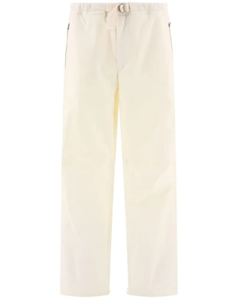 Jil Sander Straight-Leg-Hose mit Gürtel - Weiß Weiß