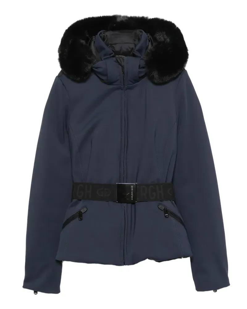GOLDBERGH Hida Skijacke mit Pelzbesatz - Blau Blau