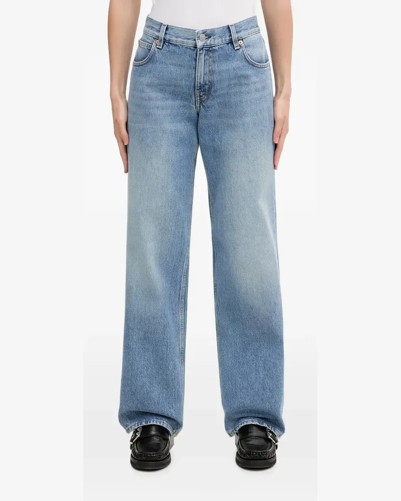 SPORTY & RICH light-wash wide-leg jeans - Blau Blau