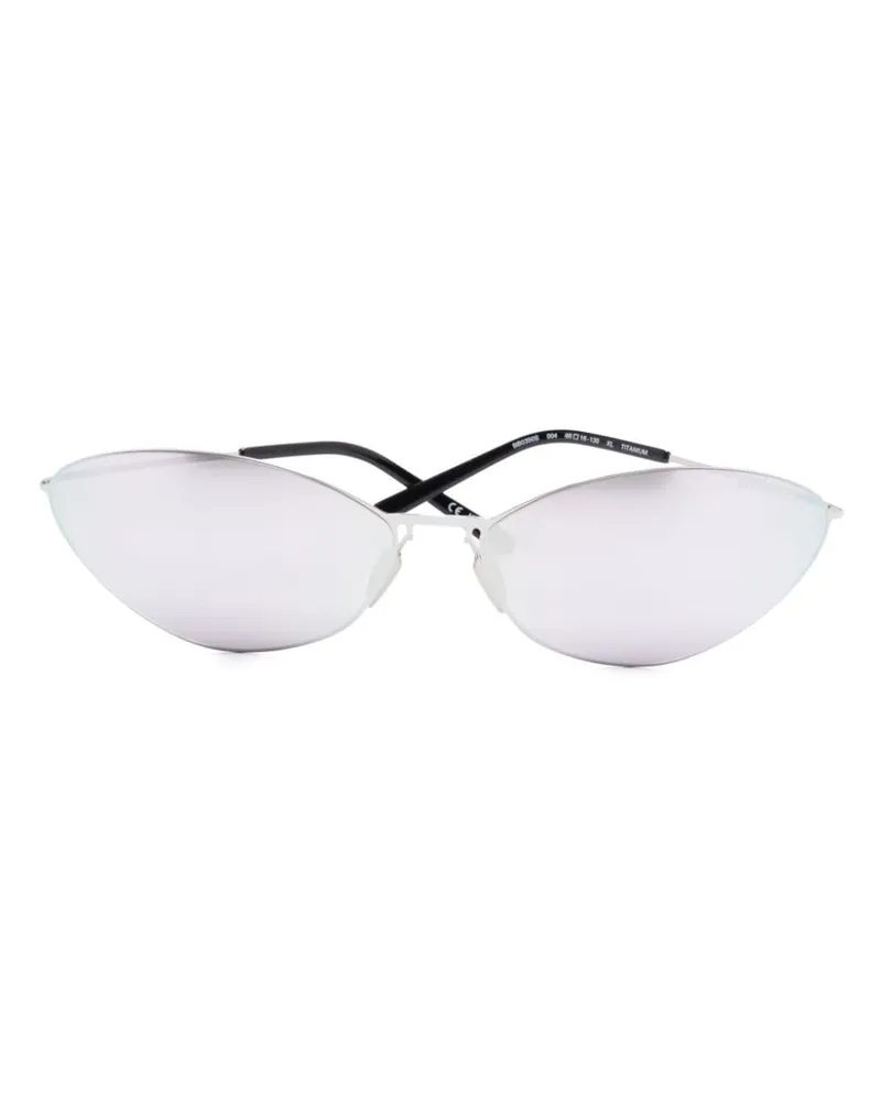 Balenciaga Malibu Sonnenbrille - Schwarz Schwarz