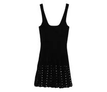Kleid mit Strass - Schwarz