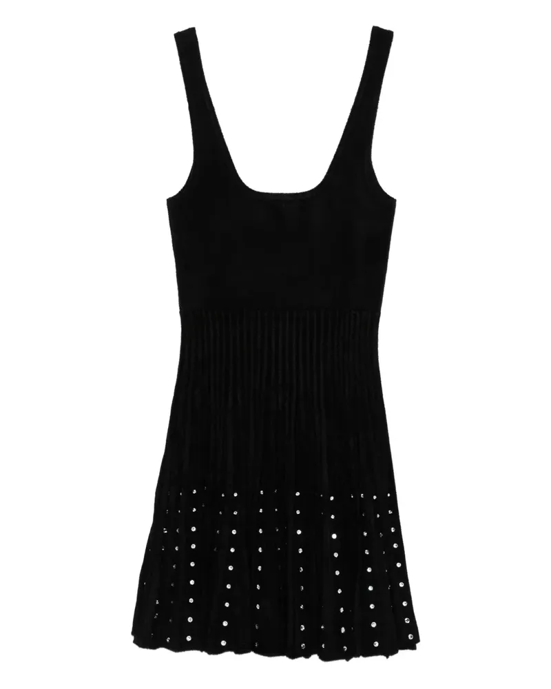 Sandro Kleid mit Strass - Schwarz Schwarz
