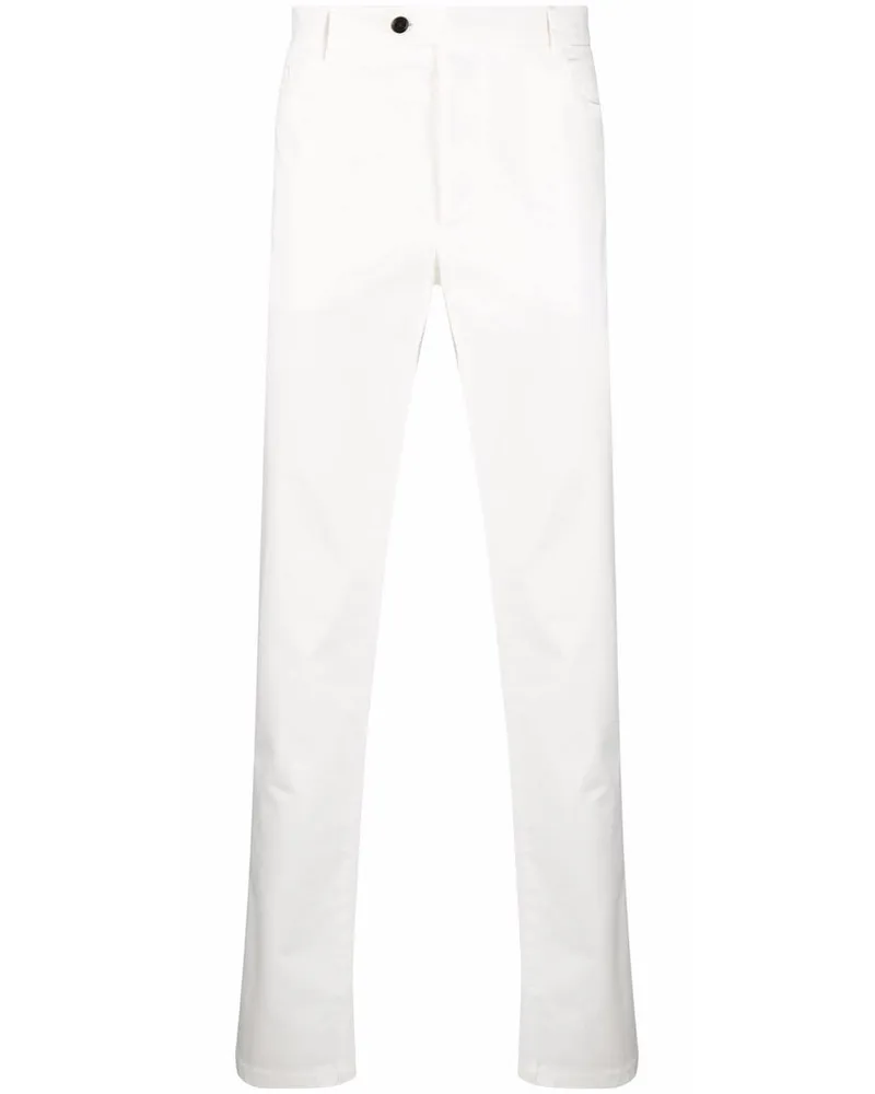 Philipp Plein Iconic Plein Slim-Fit-Jeans - Weiß Weiß