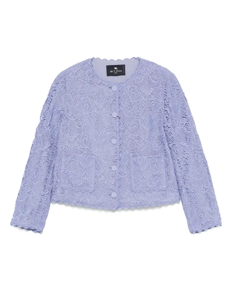 Etro Jacke mit Stickerei - Violett Violett