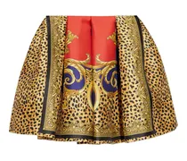 Minirock mit volumiösem Plissee - Gelb