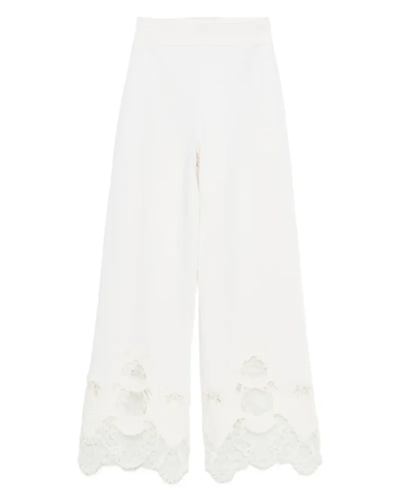 Ermanno Scervino Hose mit Spitzendetail - Nude Nude