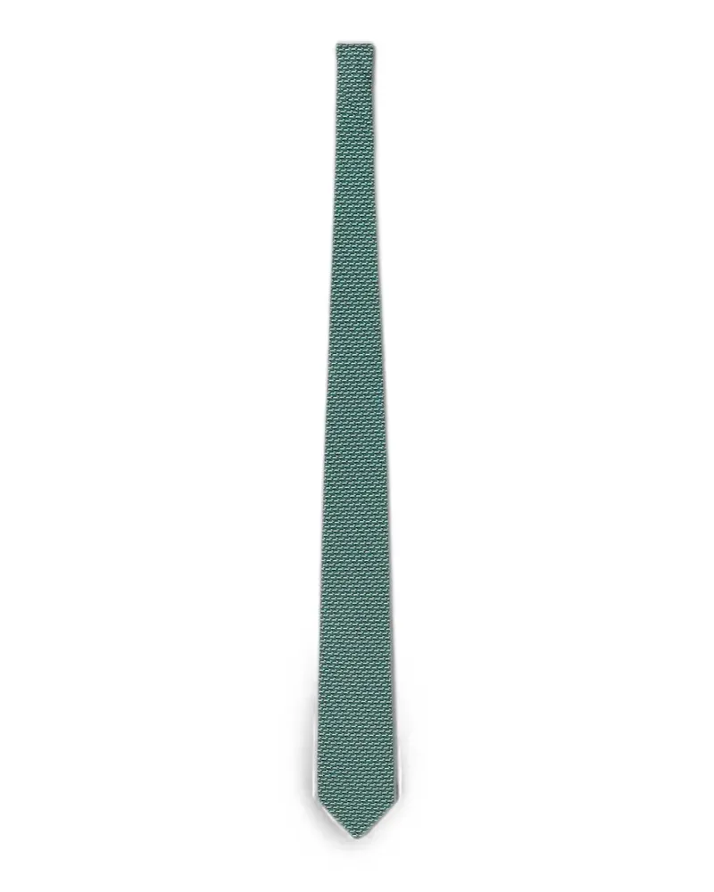 Ferragamo silk tie - Grün Grün