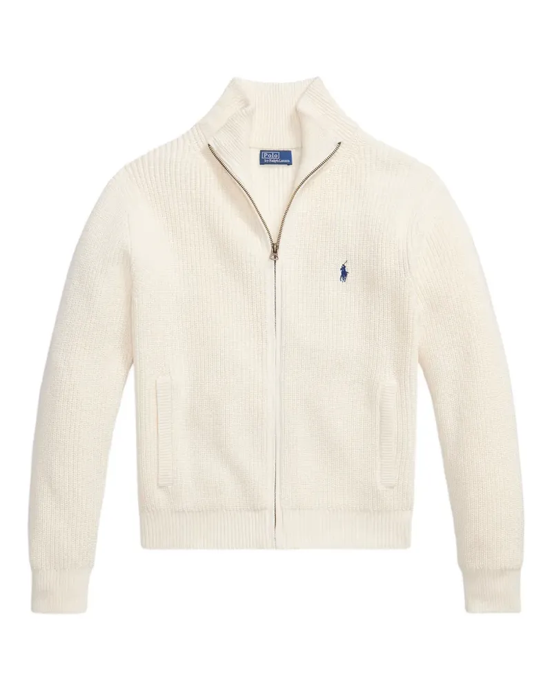 Ralph Lauren ribbed-knit cardigan - Nude Nude