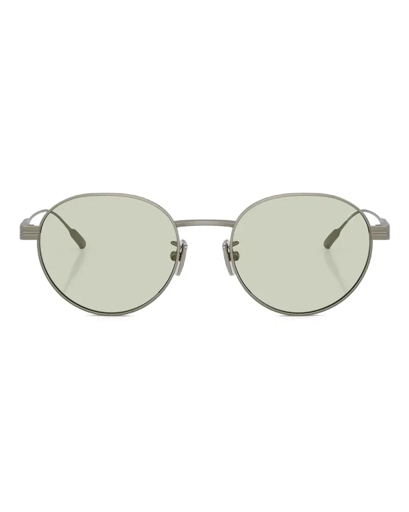Moncler Subtila Sonnenbrille mit rundem Gestell - Grau Grau