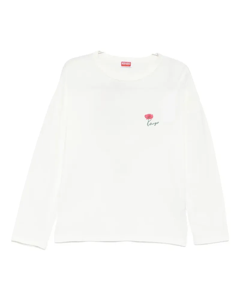 Kenzo Tulip printed T-shirt - Weiß Weiß