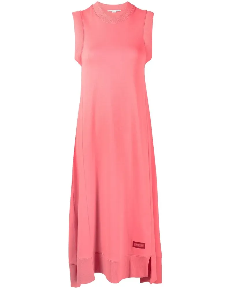 Stella McCartney Kleid mit Logo-Patch - Rosa Rosa