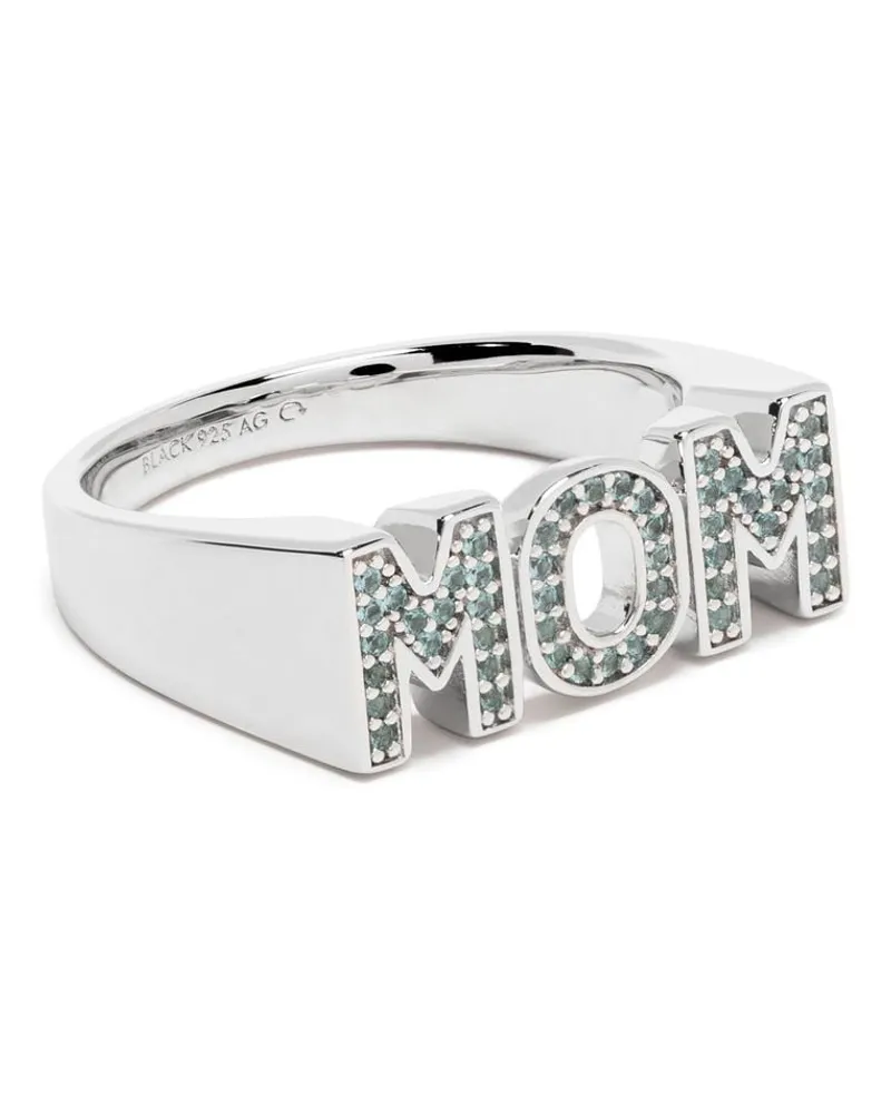 Maria Black Mom Ring mit Kristallen - Silber Silber