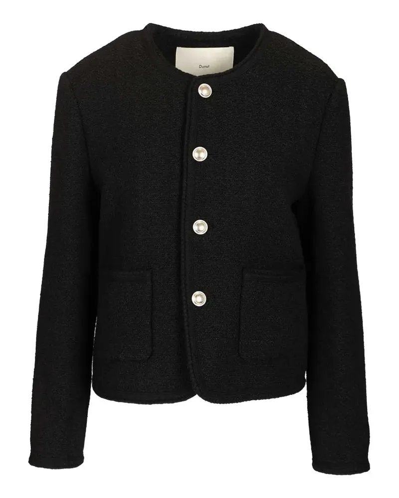 Dunst boucllé patch-pocket jacket - Schwarz Schwarz